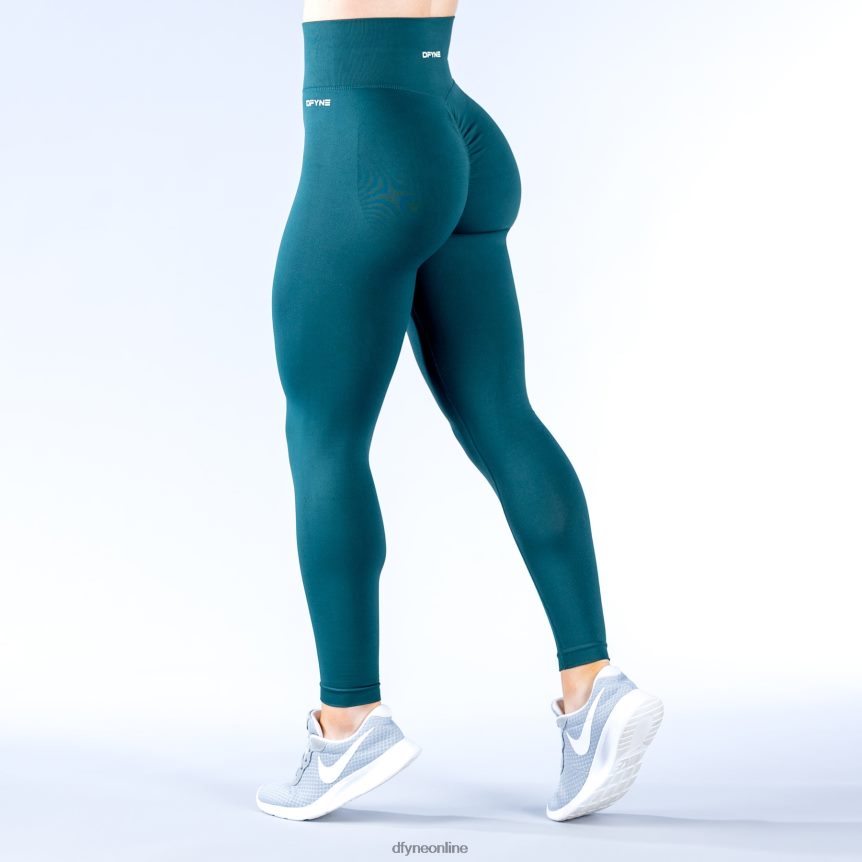 Dfyne dynamische Leggings 3dunkles Smaragdgrün Böden 862L6L5