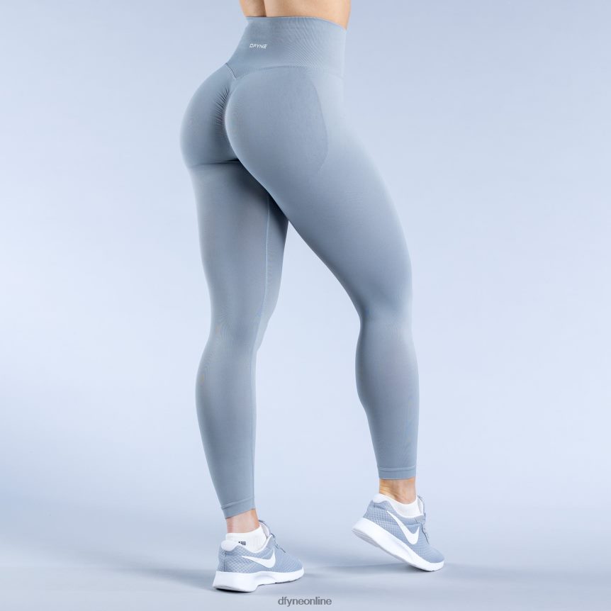 Dfyne dynamische Leggings 5helles Steingrau Böden 862L6L96