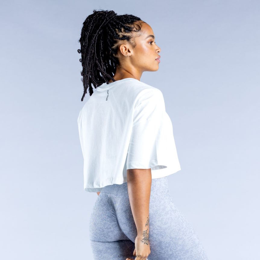 Dfyne Beleben Sie das Crop-Top wiederWeiß Kleidung 862L6L87