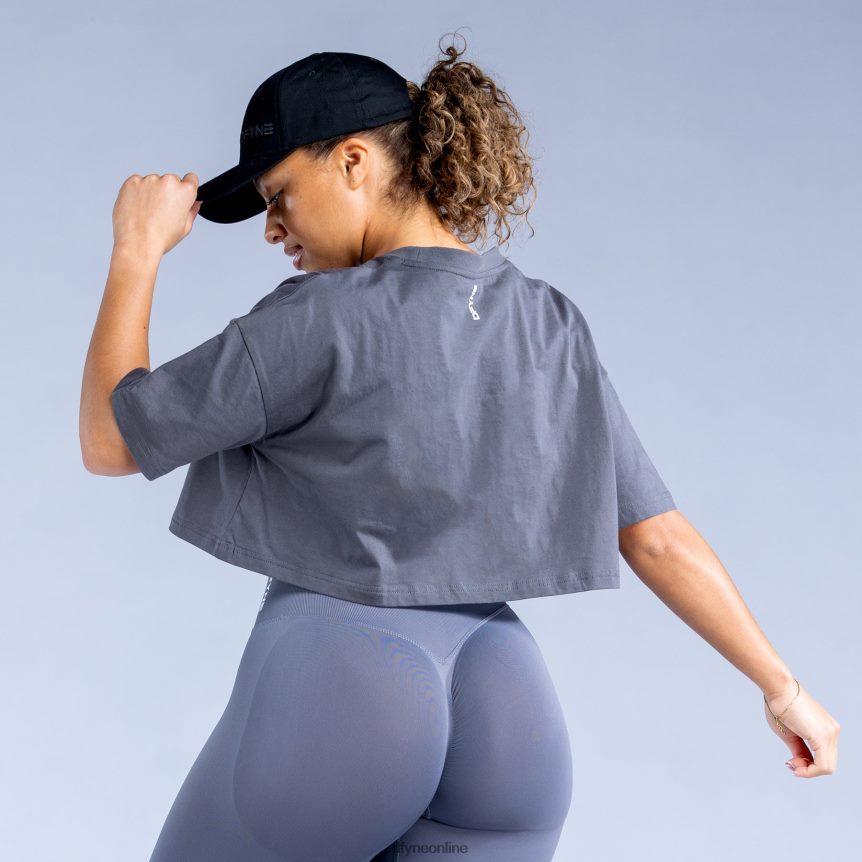 Dfyne Beleben Sie das Crop-Top wiederdunkelgrau Kleidung 862L6L133
