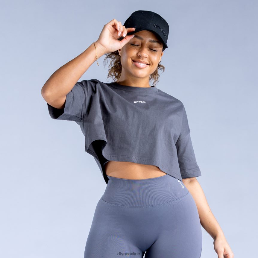 Dfyne Beleben Sie das Crop-Top wiederdunkelgrau Kleidung 862L6L133