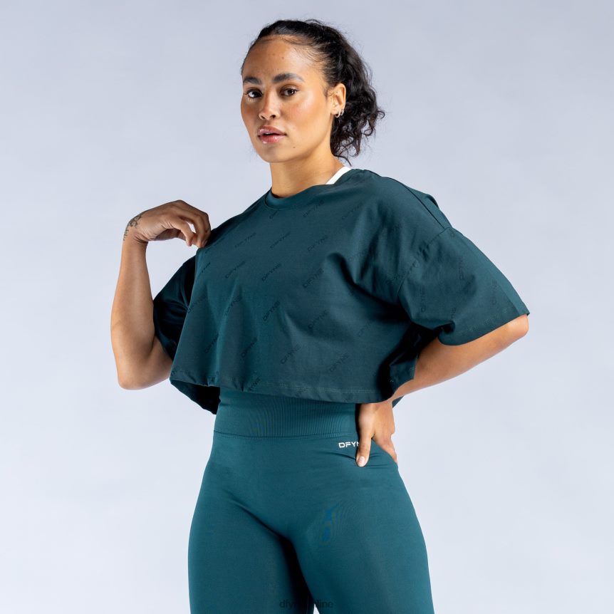 Dfyne Beleben Sie das charakteristische Crop-Top wiederdunkelgrün Kleidung 862L6L53