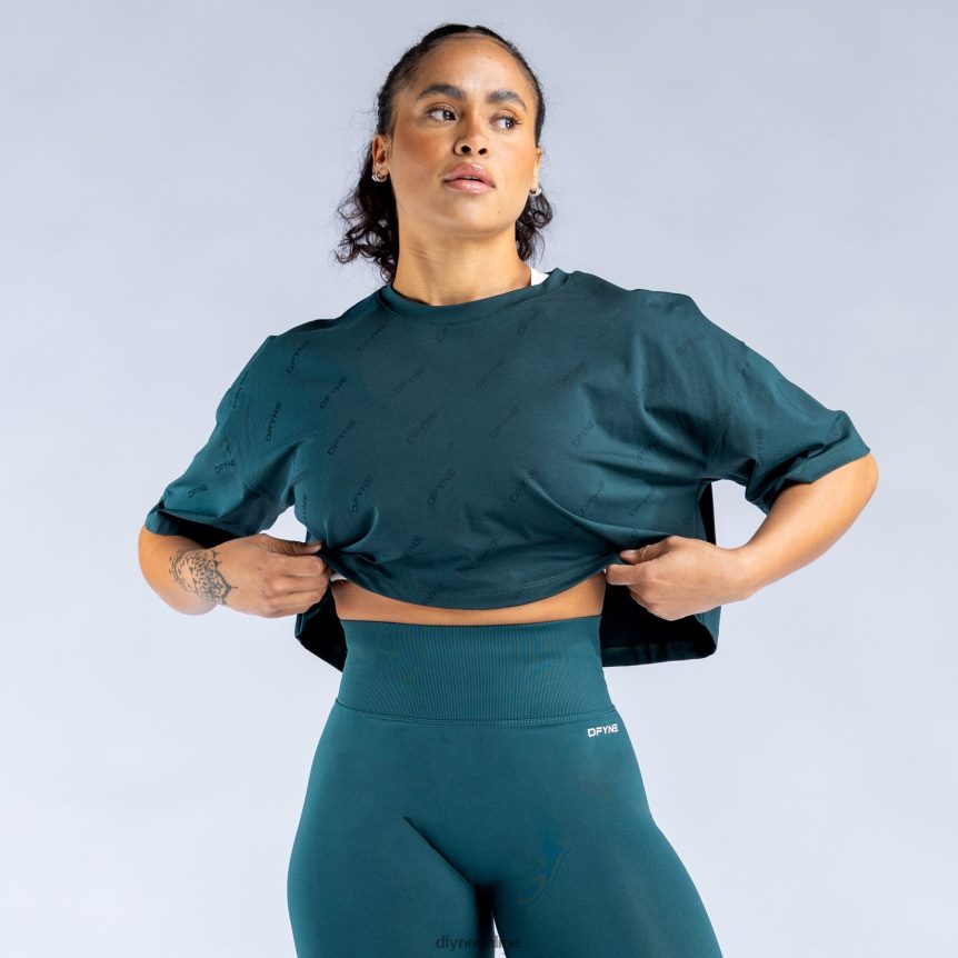 Dfyne Beleben Sie das charakteristische Crop-Top wiederdunkelgrün Kleidung 862L6L53