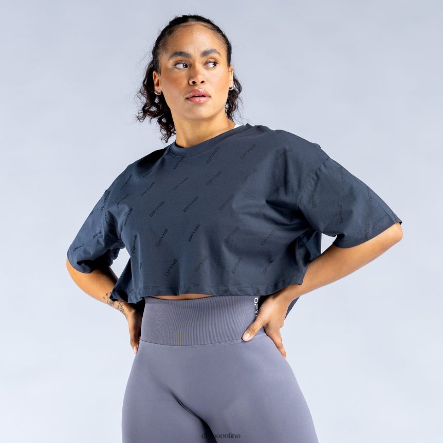 Dfyne Beleben Sie das charakteristische Crop-Top wiederschiefergrau Kleidung 862L6L52