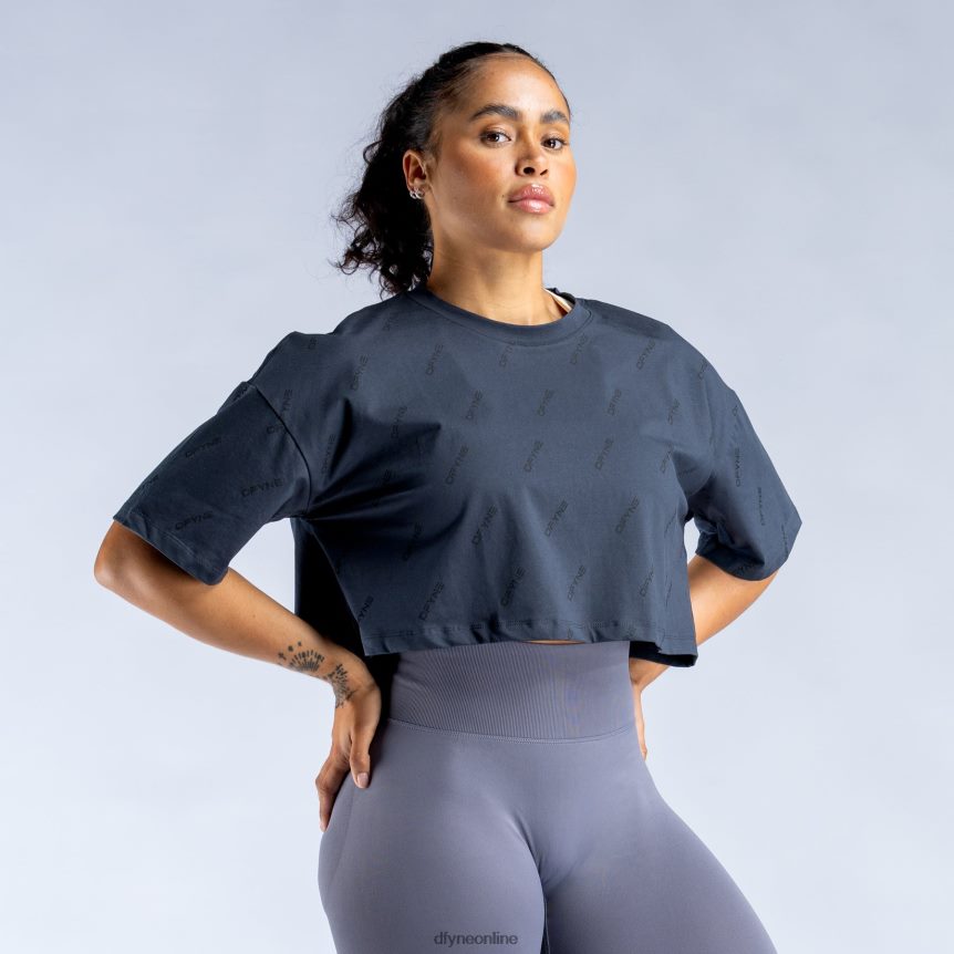 Dfyne Beleben Sie das charakteristische Crop-Top wiederschiefergrau Kleidung 862L6L52