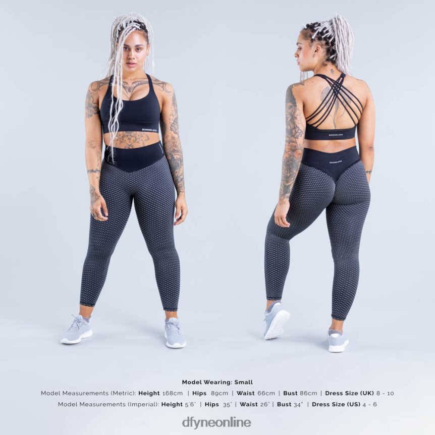 Dfyne Origin-Sport-BH mit mittlerem HaltMatt-schwarz Spitzen 862L6L117