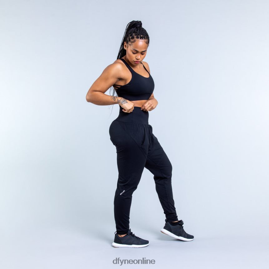 Dfyne Origin-Sport-BH mit mittlerem HaltMatt-schwarz Spitzen 862L6L117