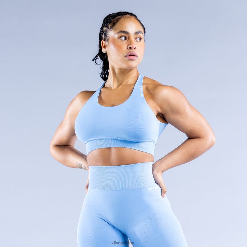 Dfyne dynamischer Sport-BHHimmelblau Spitzen 862L6L48