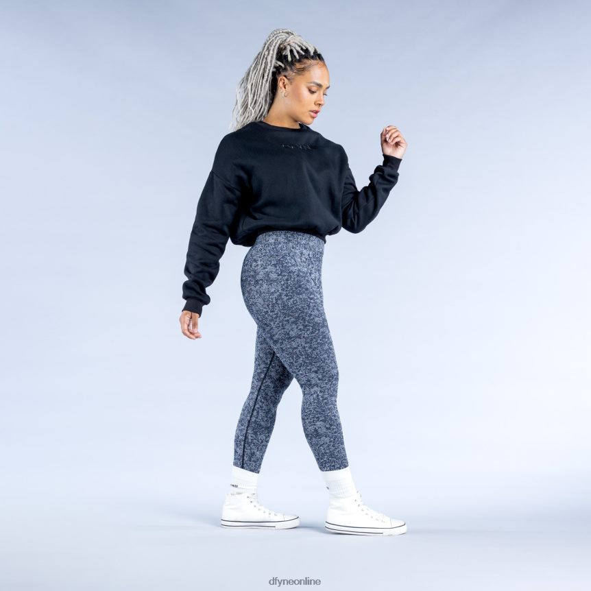 Dfyne Luxe Revive Crop Pullover 1Schwarz Spitzen 862L6L33