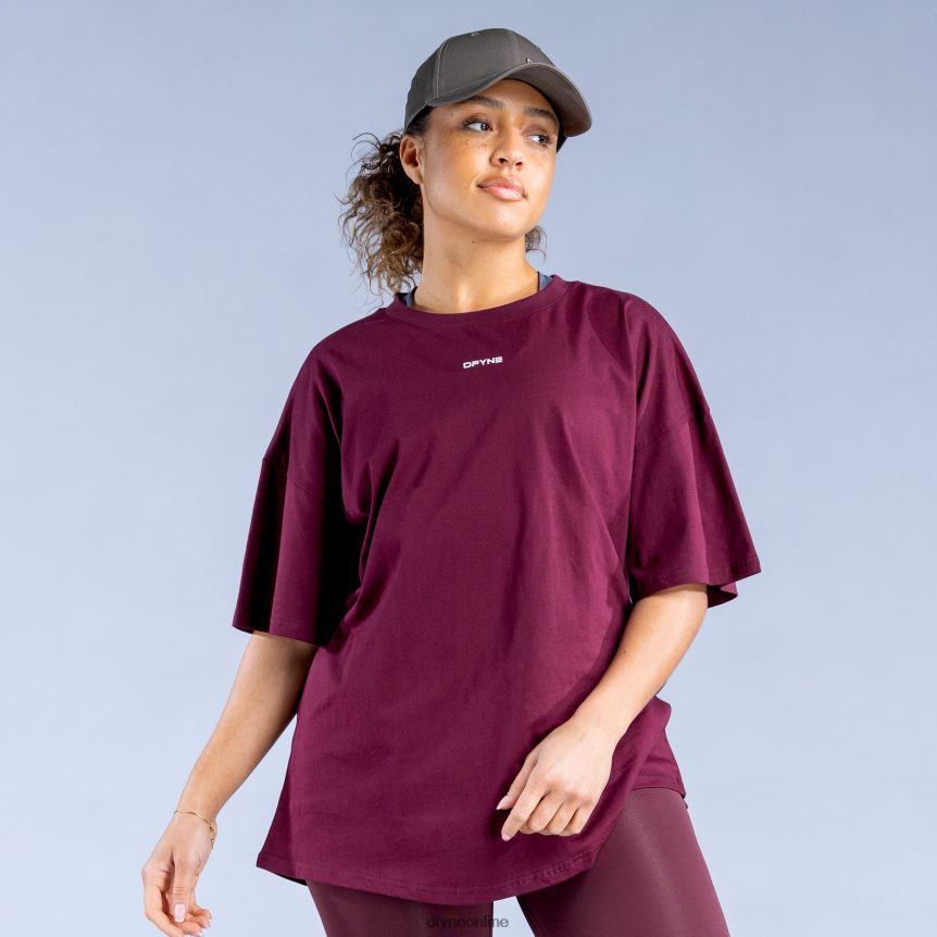 Dfyne Luxe Revive übergroßes TBurgund Spitzen 862L6L139
