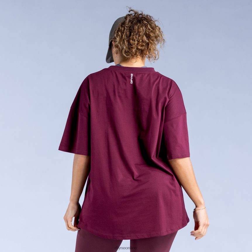 Dfyne Luxe Revive übergroßes TBurgund Spitzen 862L6L139